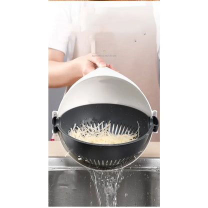 Shredding Machine Grater Chopper Function Slicer Basin Drain Basket Potato Grater Kitchen Household