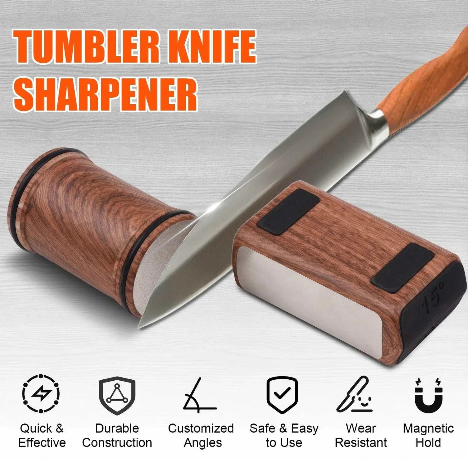 Tumbler Rolling Knife Sharpener