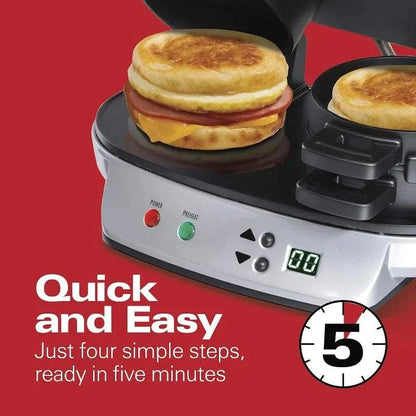 Dual Breakfast Sandwich Maker